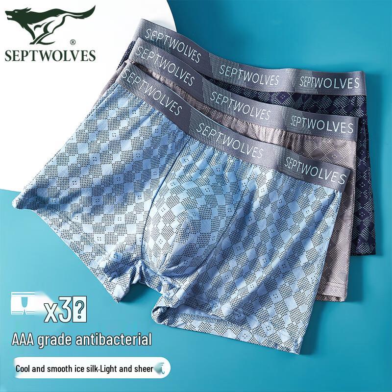 

Мужские антибактериальные дышащие трусы-боксеры Seven Wolves XL