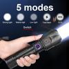1000000LM XHP160LED High Powerful Flashlight Waterproof Rechargeable USB Torch Zoomable Lantern 26650 Battery Hand Lamp Camping Lantern