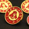 Lei Feng Volunteer Service Commemorative Brooch & Medal