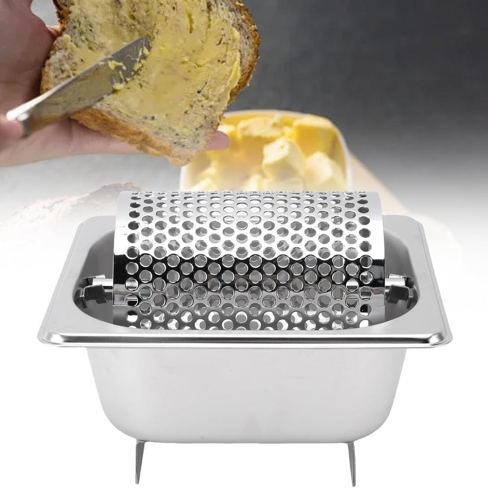 Stainless Steel Butter Dispenser 1L Capacity Butter Spreading Container  Commercial Kitchen