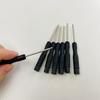Mini H1.5 Black Hex Screwdriver for Toys: Short Disassembly Tool with Card Clip