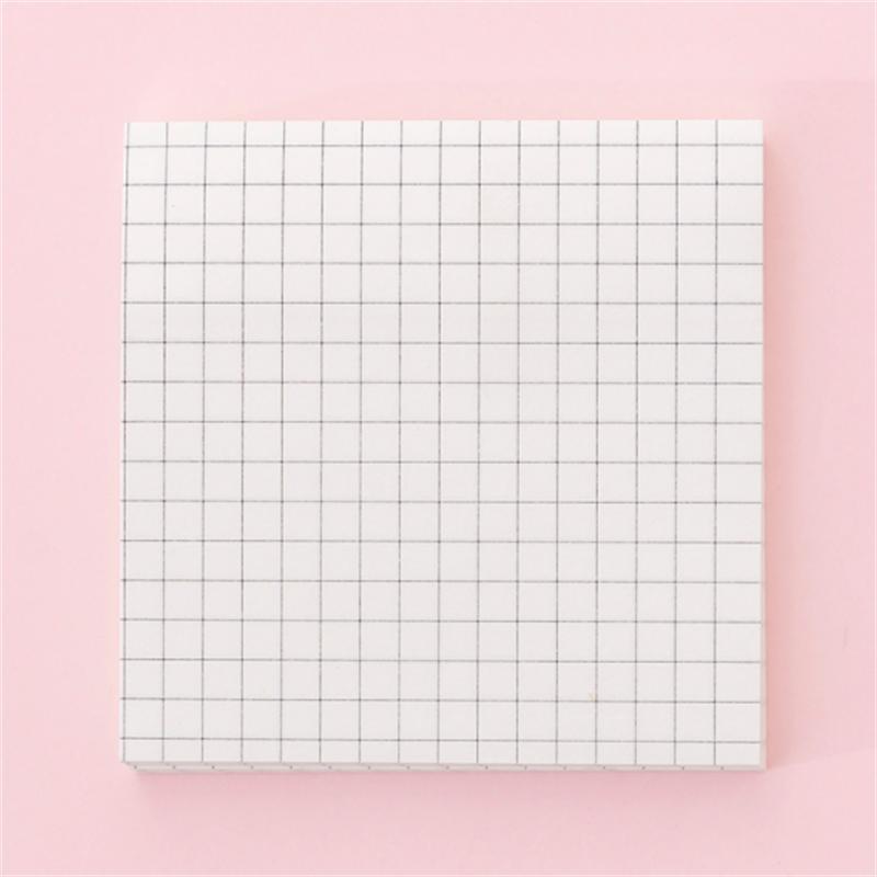 

Пустая сетка, горизонтальная линия, простая креативная маленькая книга из крафт-бумаги с липким квадратом N раз