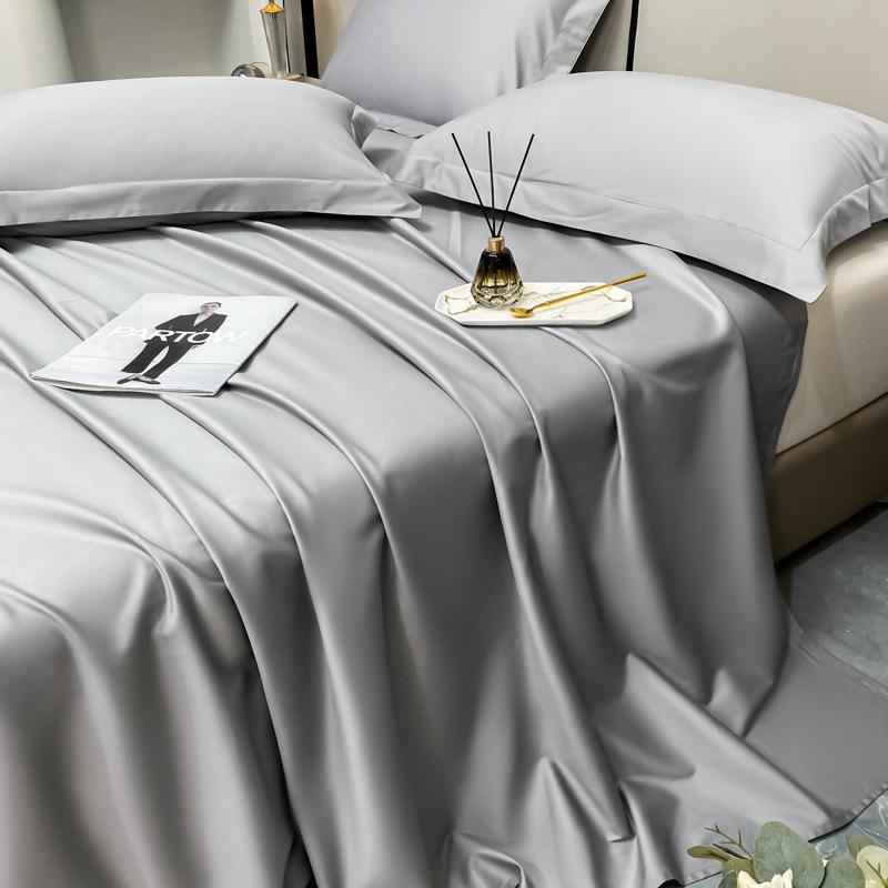 Простыни Твердые Плоские Нескользящие Удобные Двуспальные Матрасы Полного Размера Чехол — фото 11