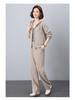 Women's Casual Two-Piece Suit: Autumn/Spring Slimming Sweatshirt Set - Young Mom Fashion 2025