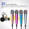 Mobile Stereo Audio Karaoke 3.5mm Wired Condenser Mini Microphone