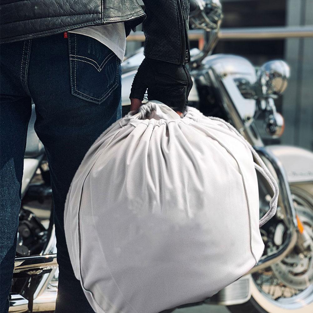 

Motorcycle Helmet Backpack Single Rope Short Plush Draw Storage Bags Portable Backpack Oversized Helmet Protect Bag For Riding
