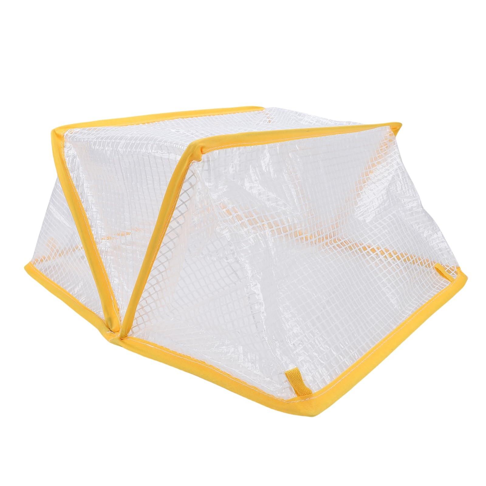 

Foldable Greenhouse Tent Transparent Plant Protector, Frost And Animal Cover For Plants, Reusable Cold Weather Covers For Vegetables And Flowers S жовтий