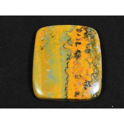 32X38X04MM Natural Bumble Bee Jasper Octagon Cabochon Loose Gemstone 69Cts. D-103
