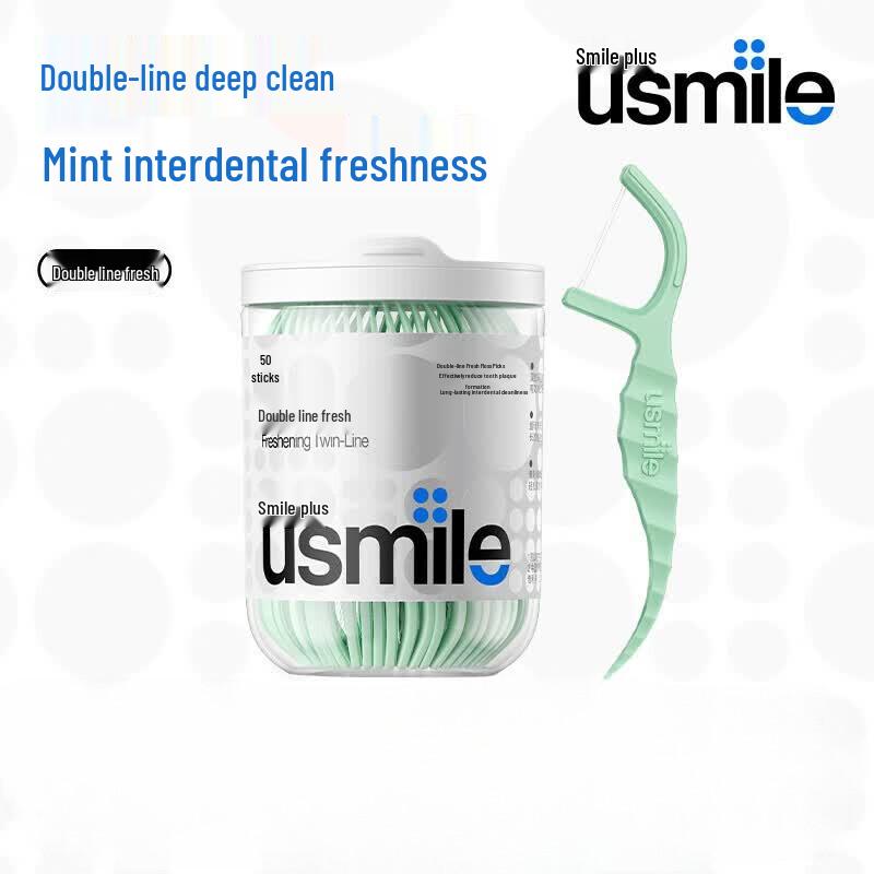 usmile Double Line Dental Floss Picks