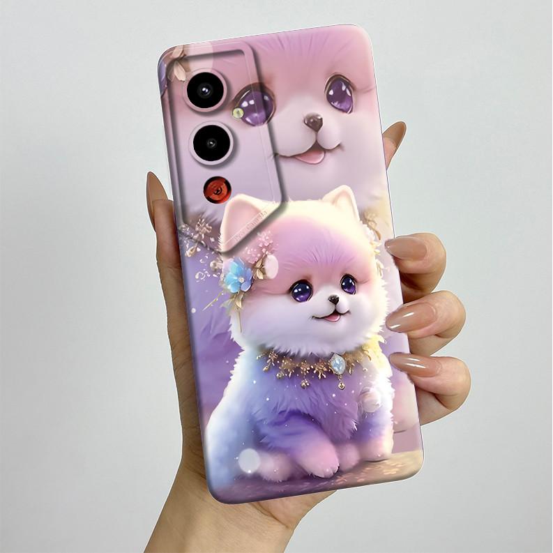 For Tecno Pova 4Pro LG8n Back Cover For Techno Pova 4 Pro Pova4 LG7n Case Silicone Aesthetic Pretty Butterfly Flower Soft Bumper