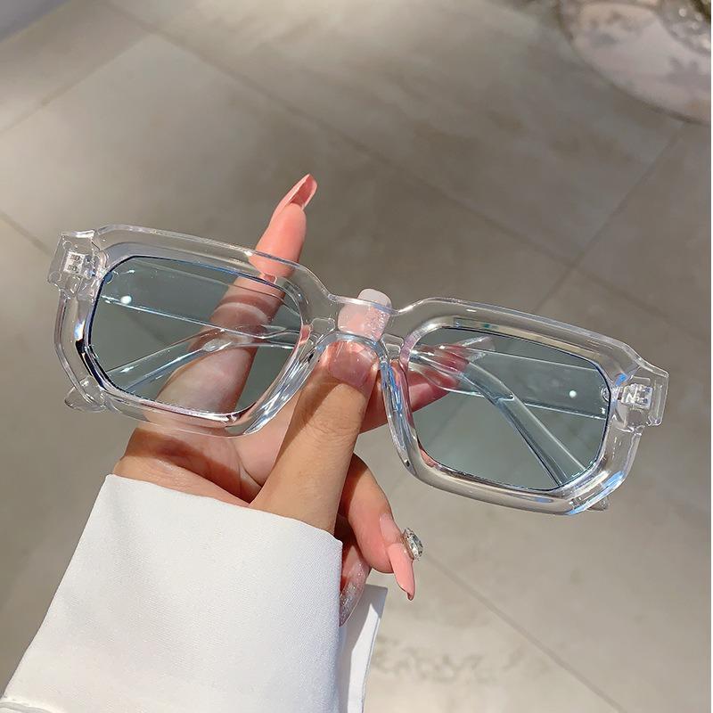 Vintage Rectangle Frame Sunglasses Men Fashion Retro Sun Glasses Luxury Brand Design UV400 Shades Eyewear Women Goggles