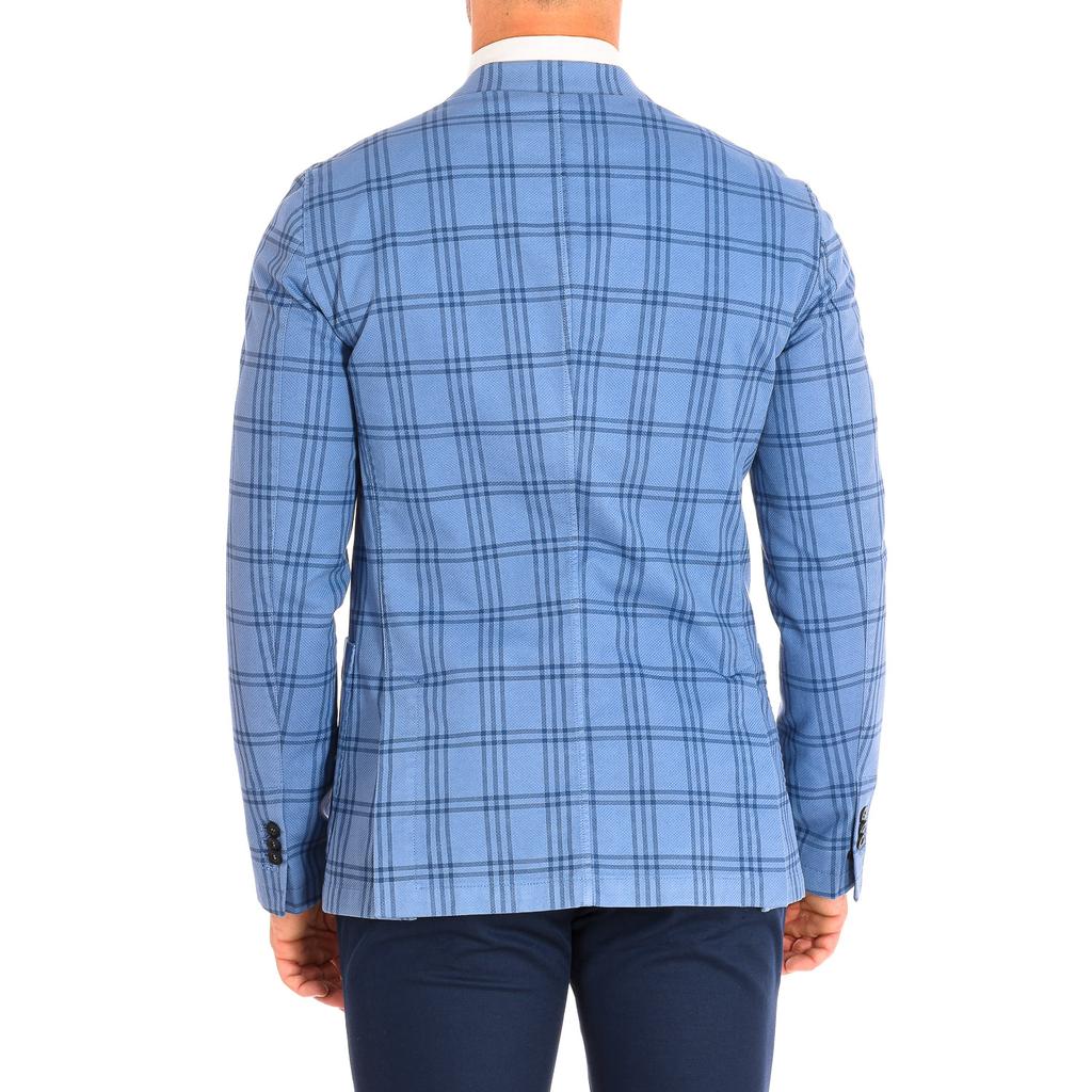 Herren-Blazer mit langen Ärmeln und normaler Passform PMJA06-JQ028