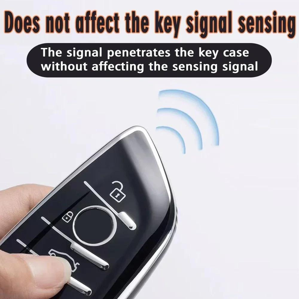 Styling Mouldings 3 Buttons TPU Flip Folding Key Fob Cover For BMW 1 3 5 Series E90 E92 E93 X5 X6 Z4 E90 Keyless Entry Key Fob C