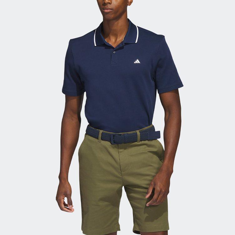 Adidas Polo Shirts Men's College Navy Polo Collar Moderate Straight Fit HR7975