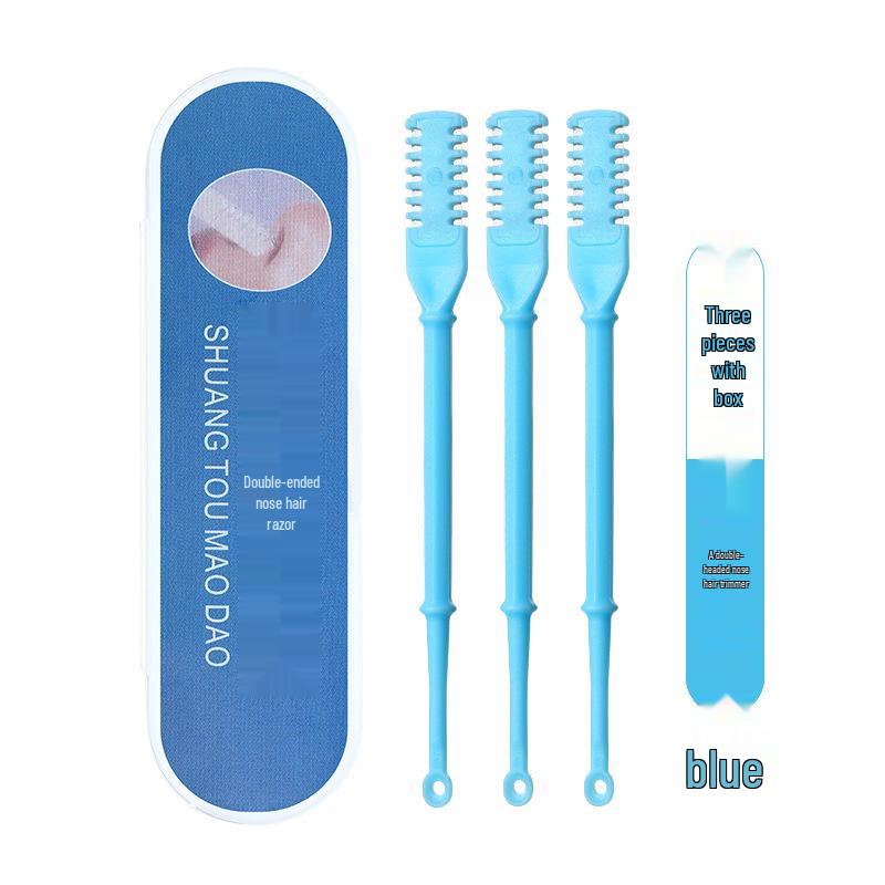 Unisex Double-Head Anti-Scratch Nose Hair Trimmer Set