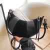 Ielgy Retro Niche High-End Frosted Dumpling Bag French One-Shoulder Messenger All-Match Commuter Croiss