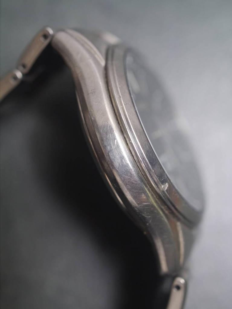 SEIKO Solar Radio Wave Control Datum Titanium 3-wijzer Horloge, Bandje, 7B42-0AN0, Herenhorloge, ae93