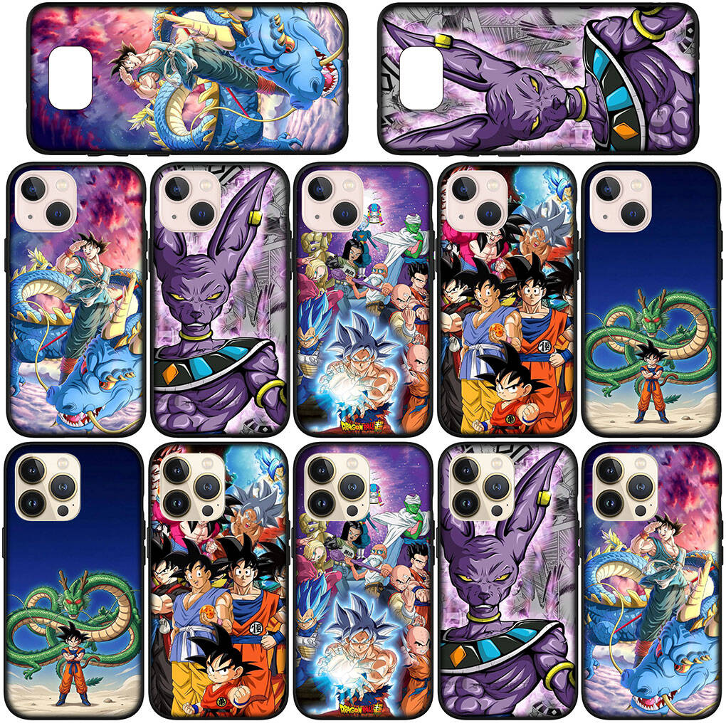 Phone Case for iPhone 17 15 16 Plus Redmi Note 14 12 11 13 Pro Max Huawei P30 P20 Lite Y9 OPPO A60 A40 A80 A38 A54 Beerus Dragon Gokus Ball Whis Cover