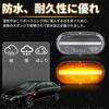 NEIFILES Civic 4D Civic Hybrid LED Side Marker Turn Signal Lamp Genuine Part Number Honda Fender Marker Inspection Full Set of Clear Unit,