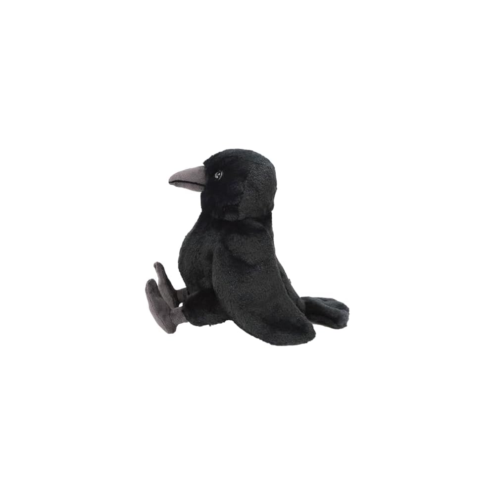 Sunlemon Fluffies Crow Plush Toy 15x24x20.5cm Cute Animal Stuffed Bird