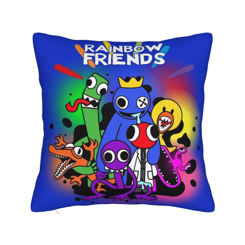 Rainbowes Friend Pillowcases Merchandise Printing Cushion Cover Throw Pillow Cover Chair Decorations Square Multi Size