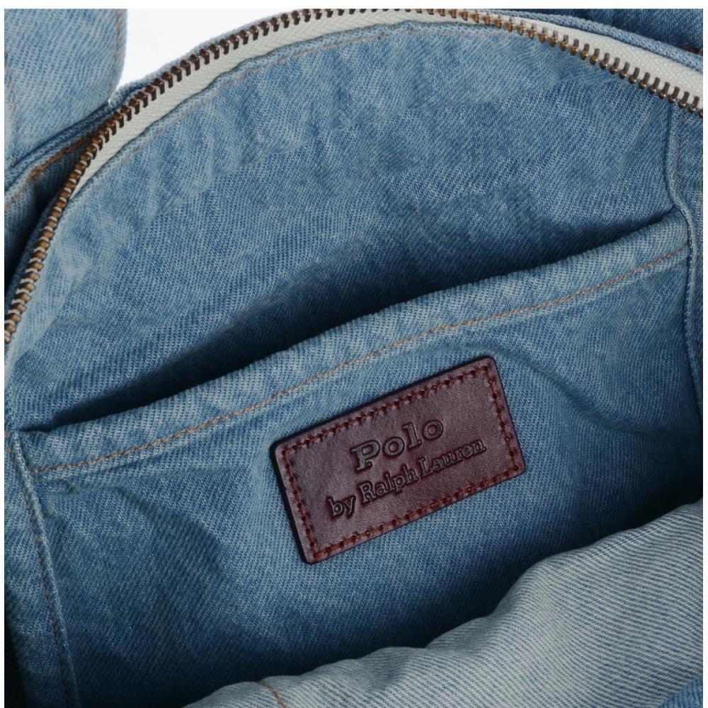Polo Ralph Lauren 428960636001 Bear Denim Small Tote