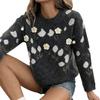 V-Neck Knit Cardigan for Women 2026 Spring Fall Slim Fit Pearl Button Sweater Jacket