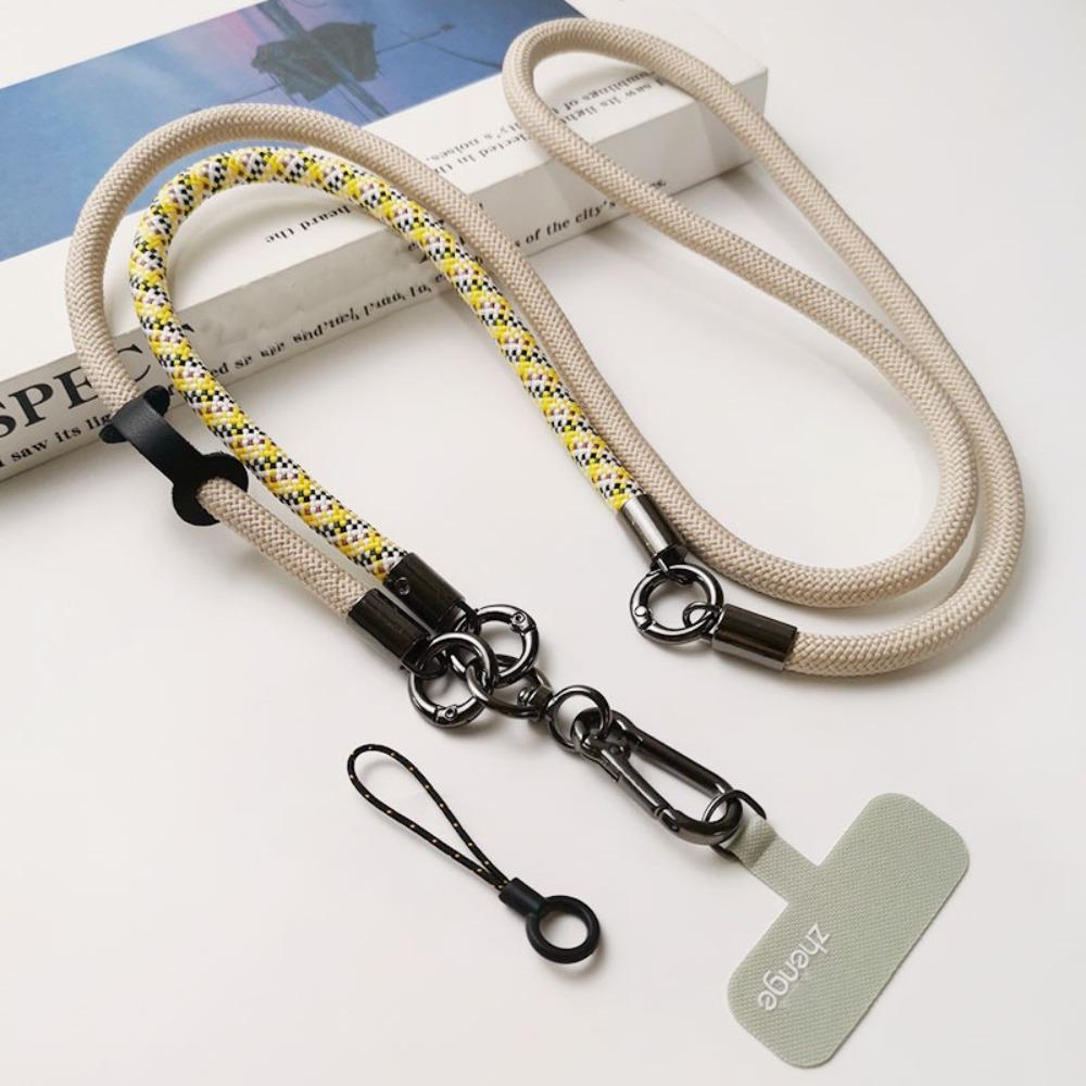 3 In 1 Mobile Phone Lanyard Hanging Rope Phone Neck Straps Crossbody Phone Strap  Lanyard Patch