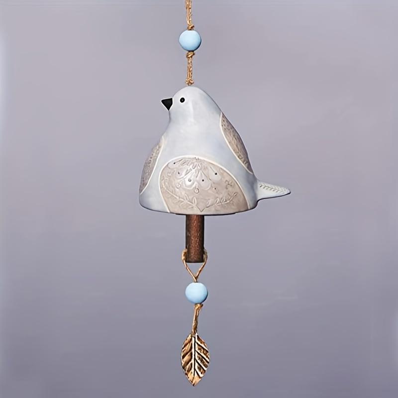 1 Pc Exquisite Resin Bird Wind Chimes Pendant for Independent Station - Enhancing the Beauty of Garden and Home Decor