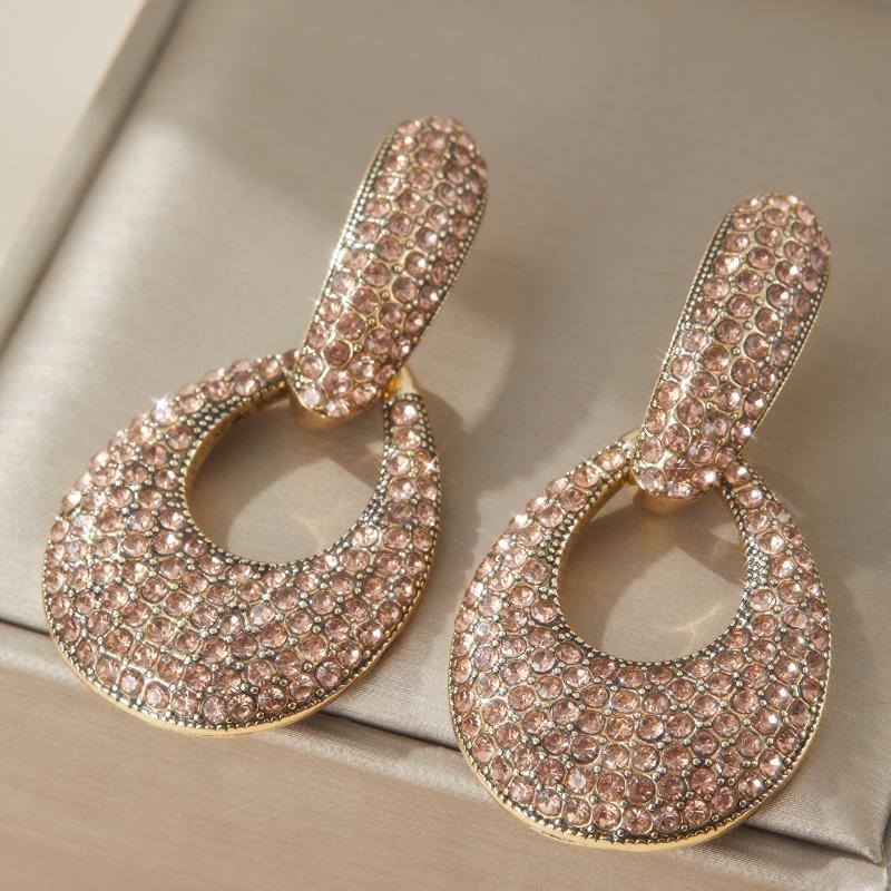 Elegante Funkelnde Blaue Zirkon Tropfenohrringe Klassisches Modernes Design für Partys Geschenke Tägliches Tragen WeihnachtsSchmuck Hochzeitsgeschenke