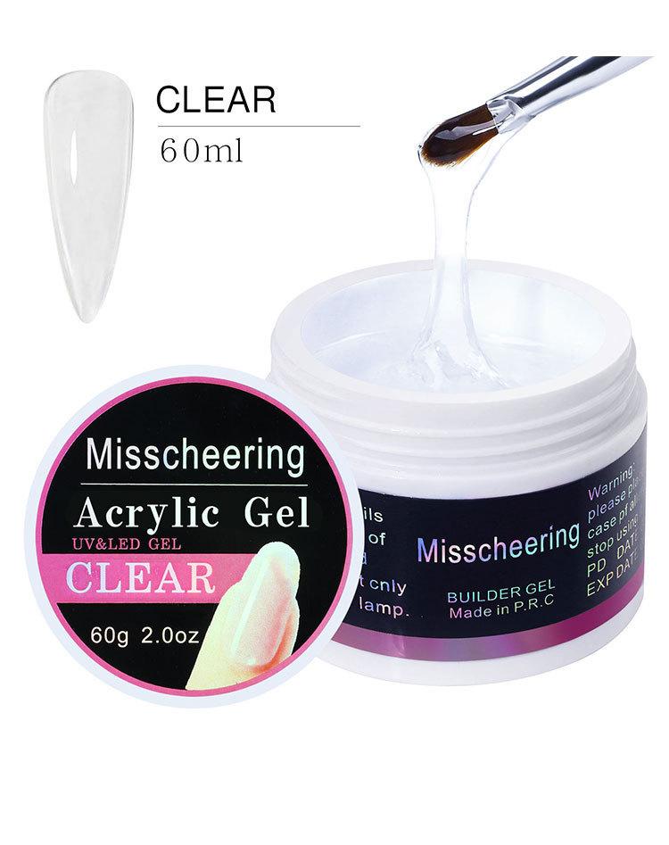 

Клей для фототерапии и быстрого наращивания ногтей, безболезненный съемный УФ-клей для наращивания ногтей, флакон 60 мл