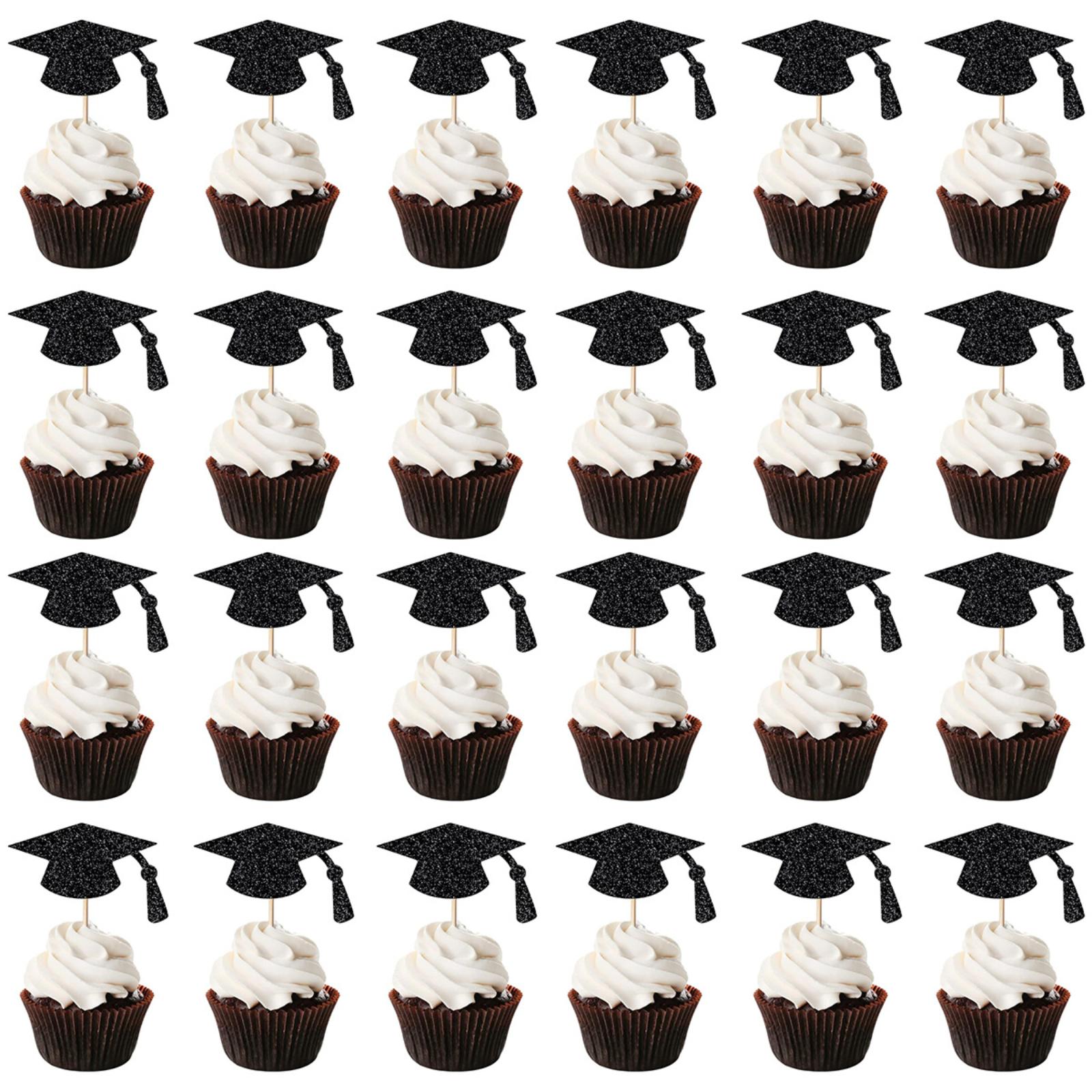

24PCS Graduation Party Decoration And Arrangement: Tassel Cake And Signage One Size чёрный