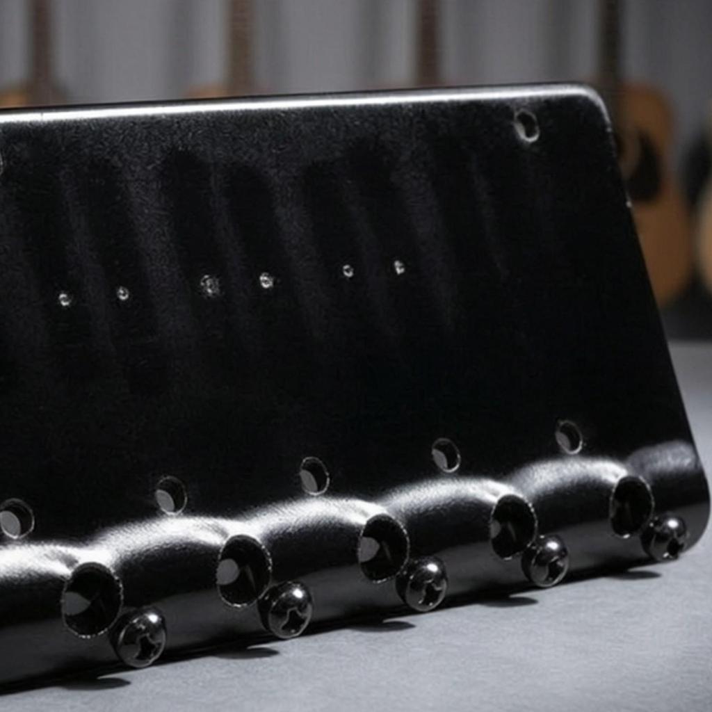 Metal Guitar Bridge Compact Saddle Compatible for Luthiers