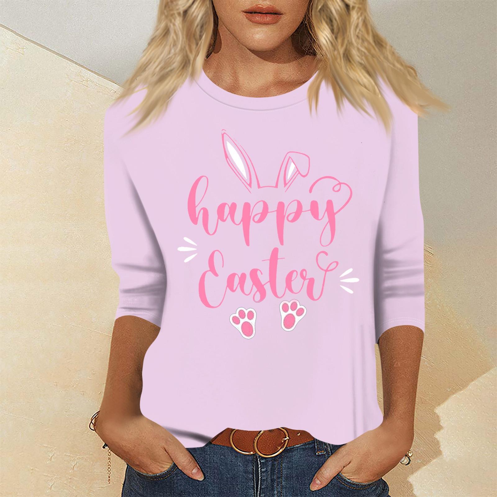 

Женская мода повседневный свитер с семью рукавами и принтом ко Дню святого Валентина S розовый