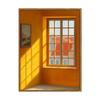 Moderne minimalistische orange dekorative Wandkunst gedruckte Leinwandbilder - Wand Heimdekoration Perfekte Geschenke und Ornamente