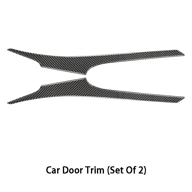 Carbon Fiber Water Cup Gear Steering Wheel Full Kit Interior Trim Sticker Decoration Style Car Accessories For Lexus IS250