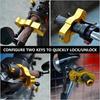 1 Set Horn Lock Throttle Lock Handlebar Lock Anti- Lock for Motorcycle Security Lock for Motorcycle Motorbike Lock Motorcycle Handle Lock Refit Car