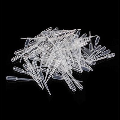 100Pcs X 2Ml Graduated Pipettes Disposable Pasteur Polyethylene Eye Dropper Set