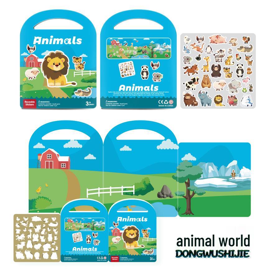 

Книга наклеек-желе для трансграничной торговли: Развивающая игрушка для тренировки концентрации для малышей