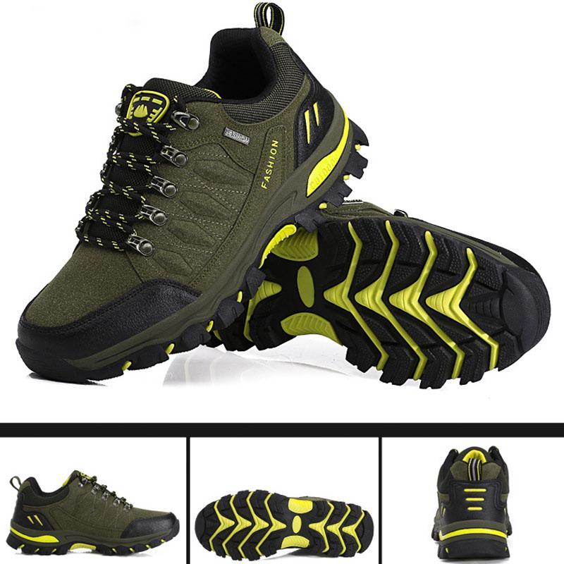 

Мужская походная обувь, женские износостойкие нескользящие походные ботинки 45 армия зеленый