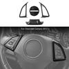 Carbon Fiber Steering Wheel Trim Cover Decoration Kit for Chevrolet Camaro 2017+
