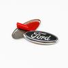 11,5cm Aluminium Frontgrill Heckklappen-Emblem Abdeckung Für Ford Focus MK3 MK2 Mondeo S-MAX Kuga Fiesta Ranger Auto Tuning