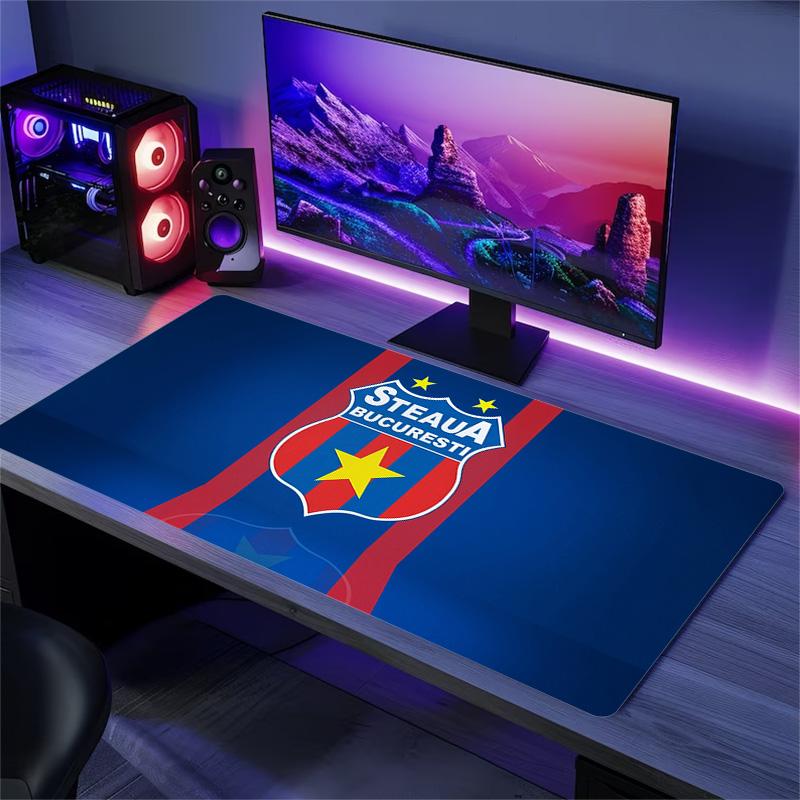 FCSB Print Cushion Non-slip Laptop Tablet Big Mousepad XXL Mat Mini PC Playmat With Lock edge