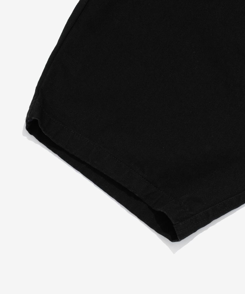 CARGOBROS Washed Cotton Curved Pants (Black)