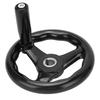 160mm Diameter Lathe Hand Wheel 0.63 X 6.3in 16mm Hole Diameter Universal Handwheel Engineering Plastic Hand Wheel Grinders