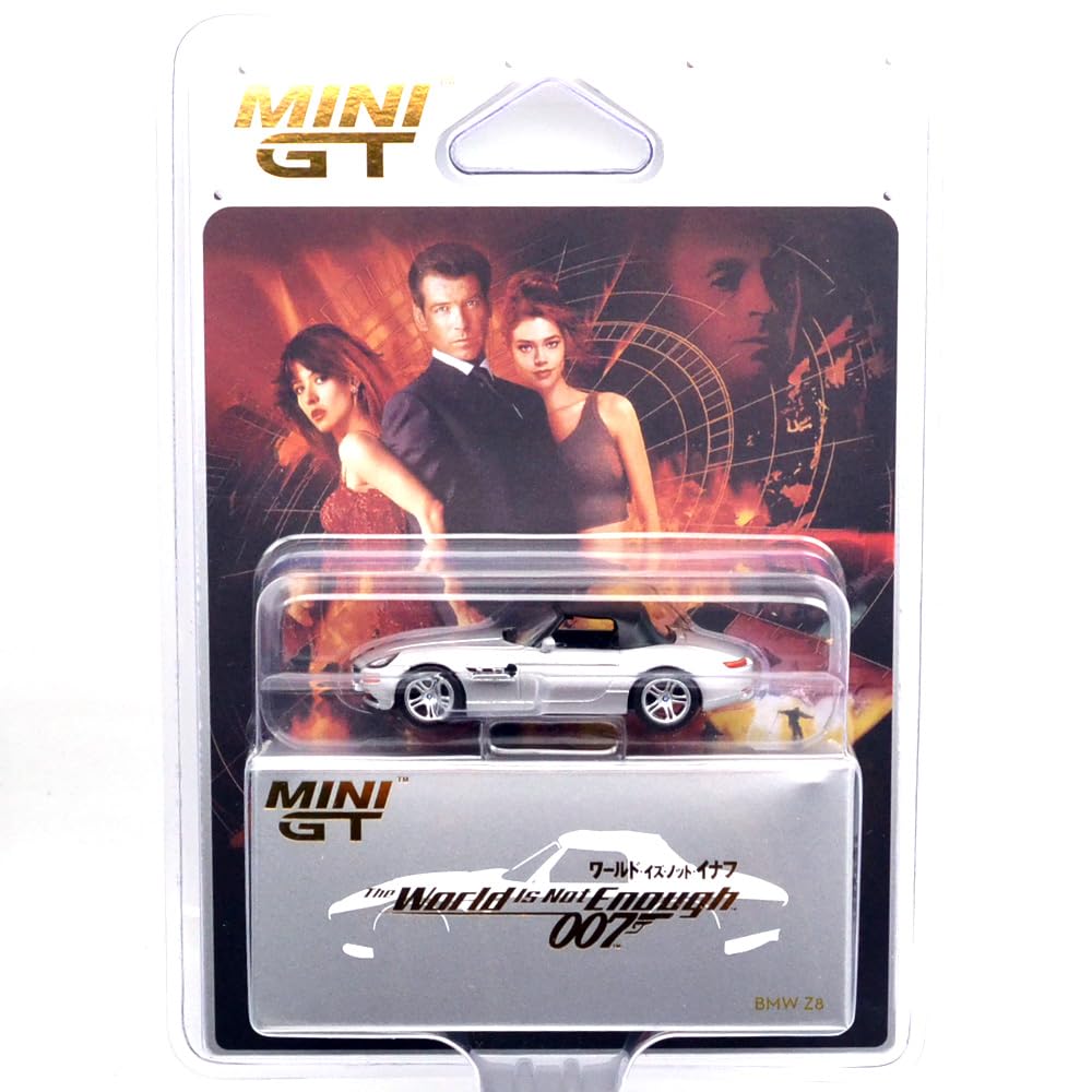 MINI GT Scale MiJo TOYS BMW Z8 World Is Not USA MiJo Toys Exclusive BMW Z8 World Is Not English Packaging 164 - “The Enough” (ENGLISH PACKING) “The