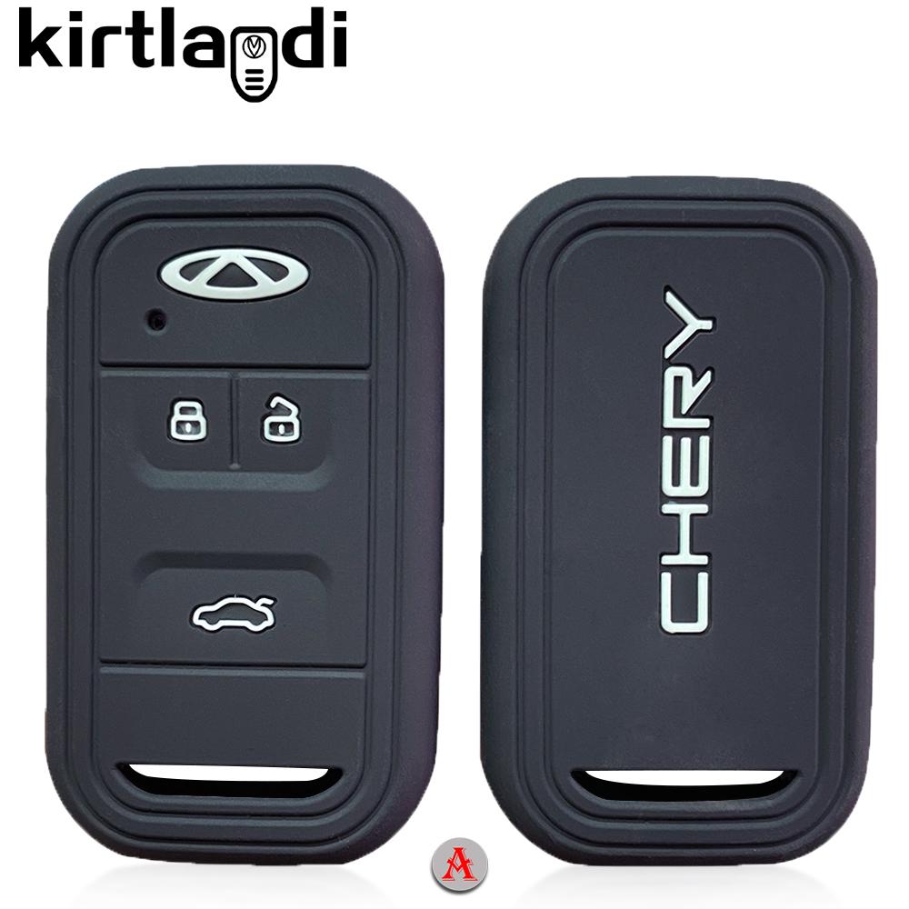 

Силиконовый чехол для пульта с 3 кнопками, защита для ключа, держатель для Chery Tiggo 8 3 5 Tiggo 4 GX Arrizo 5, чехол для ключа 2019 2020 2021