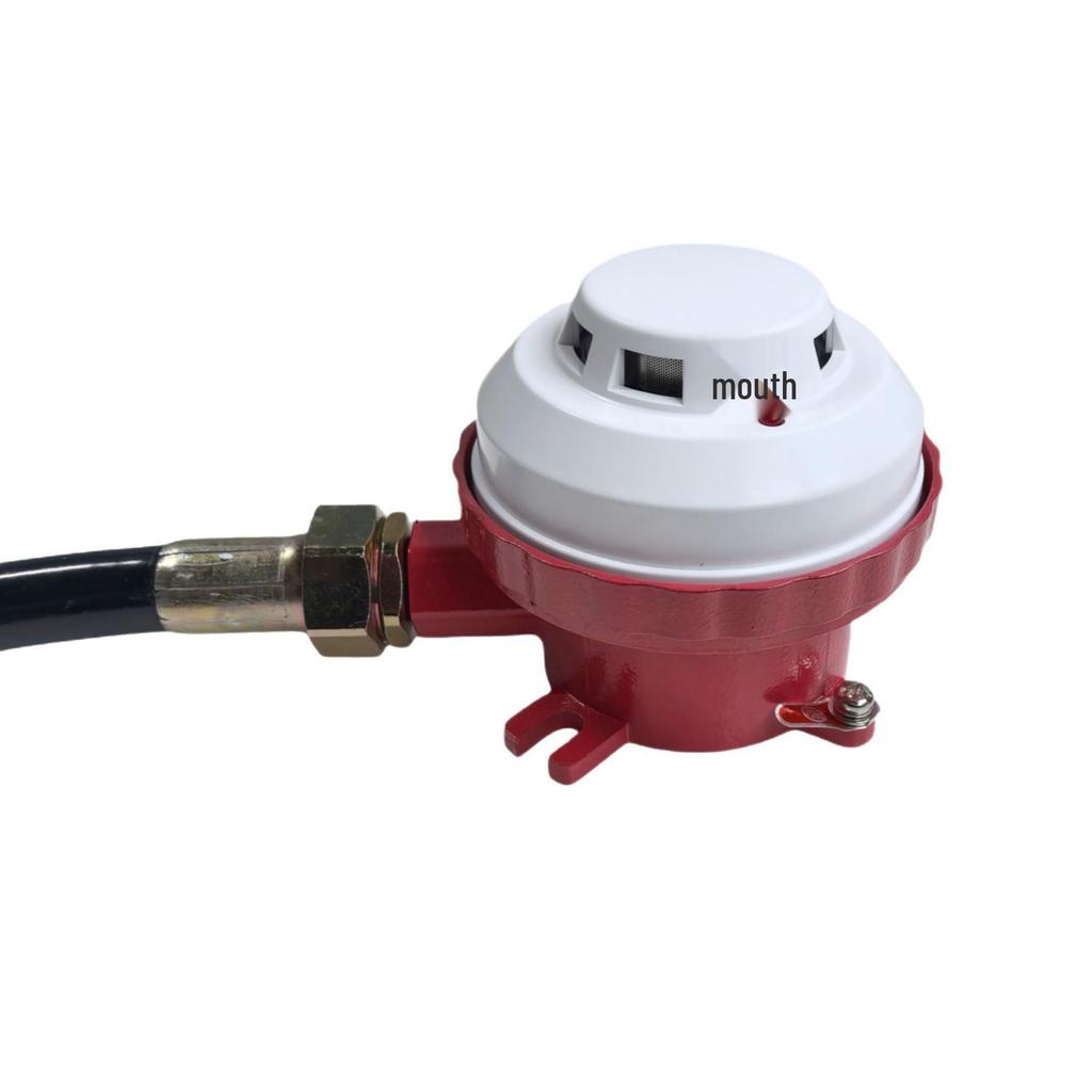 Explosion-Proof Smoke Detector & Alarm with 12V/24V Switch and PLC Compatibility