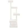 VidaXL Cat Tree White 45.5x49x103 Cm Solid Pine Wood 824649