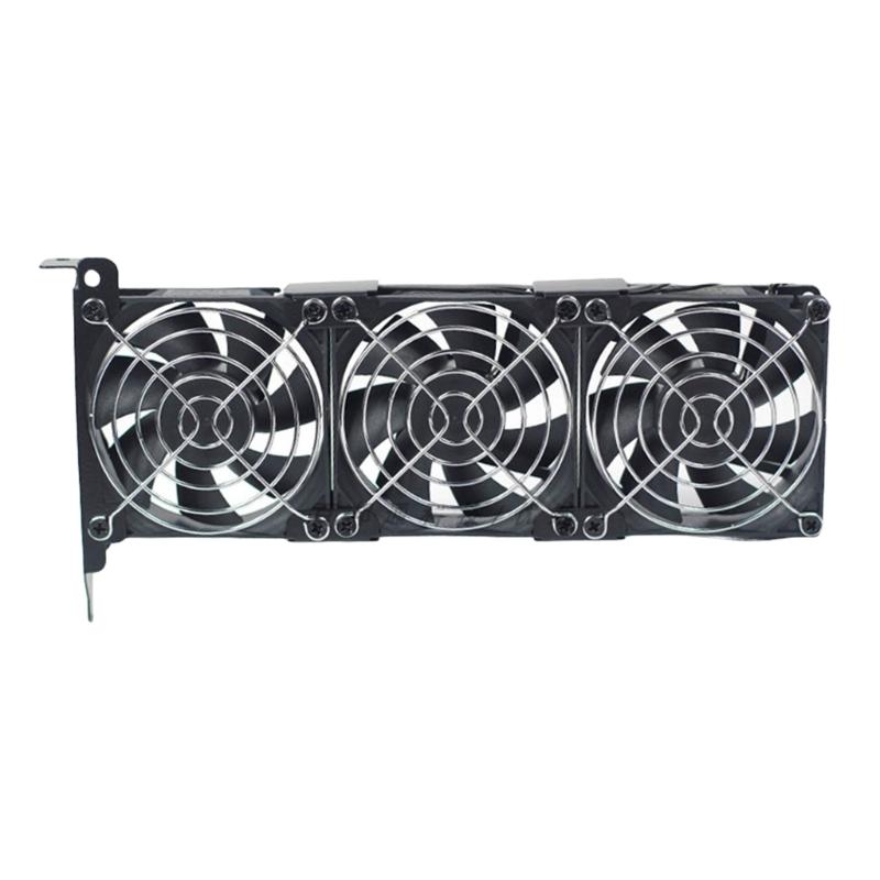 PCI Slot Mounted Graphics Card Fan Video Card Coolers to Improve Performances and Prevent Overheating 90mm/80mm Fan